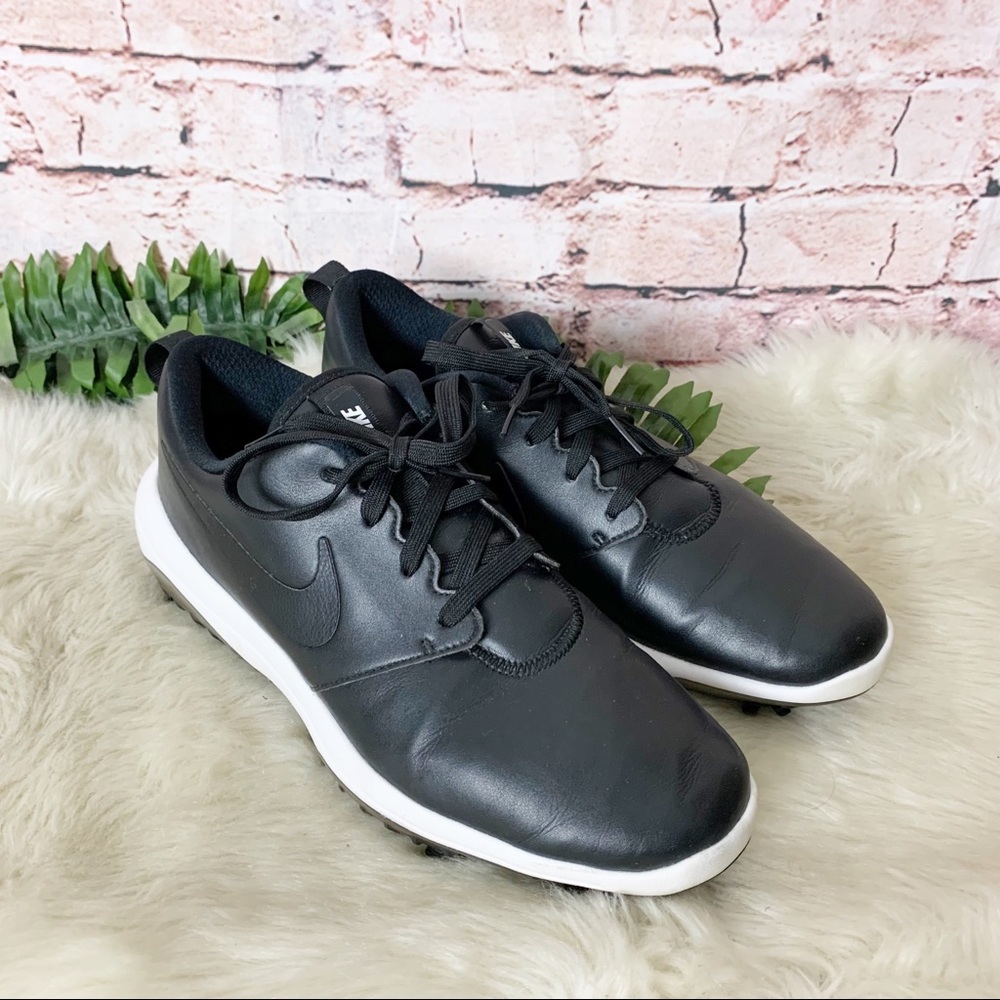 Nike Roshe G Tour Black Golf Cleats Size 9 - Picture 2 of 9
